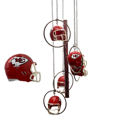 Kansas City Chiefs Football Wind Chime | NFL Chiefs Gifts | Shipping Included