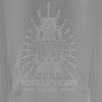 Robber's Cave Etched | 16oz Pint Glass