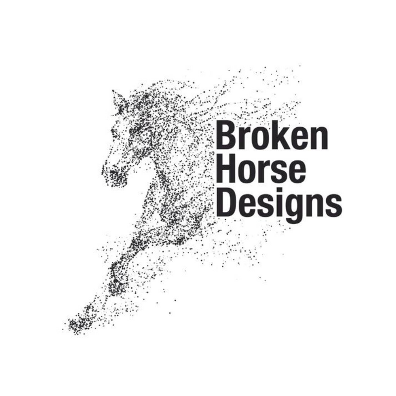 Broken Horse Design Logo