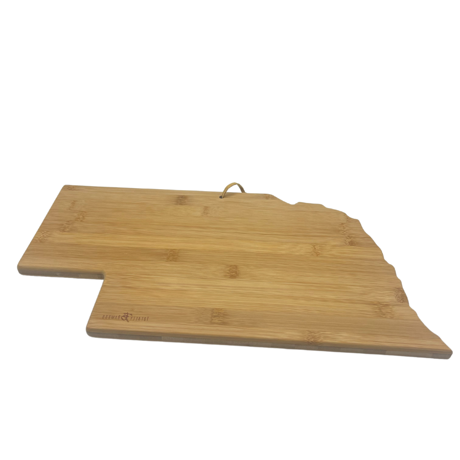 Nebraska Shaped Cutting Board | Customizable | RCK Creations