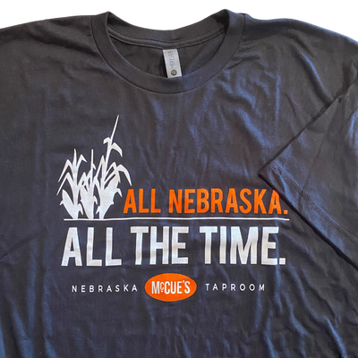 McCue's Nebraska Taproom Corn Silhouette | Short Sleeve T-Shirt