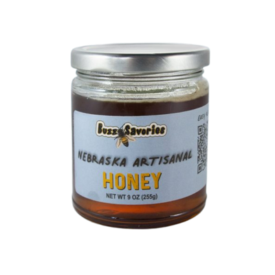 Honey | 9 oz. Jar | All Natural | Locally Sourced Honey | Drizzle On Toast For Sweet Morning Meal | Natural Coffee & Tea Sweetener | Award-Winning Taste | 100% Nebraska Honey