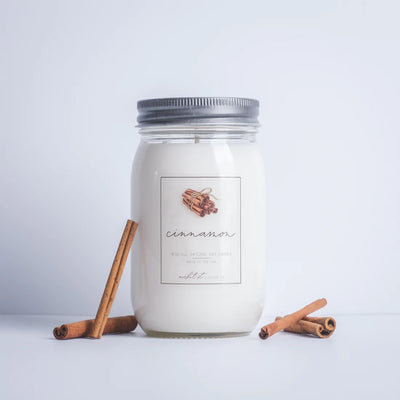 Cinnamon Candle | Market Street Candle Co | 16 oz. | Freshly Ground Cinnamon Bark | Soy Wax Blend With Essential Oils | Scented Candle | Hand Poured In The USA | Comforting Aroma