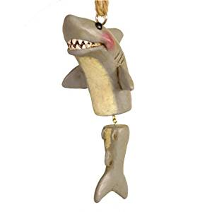 Shark Ornament | Adds A Fun, Aquatic Charm To All Holiday Decor | Perfect For Shark Or Animal Lovers | Made To Last For Generations | Lightweight | Expertly Crafted With Intricate Detail
