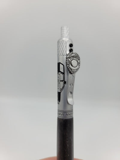 Police Pen | Dark Stained | Handmade