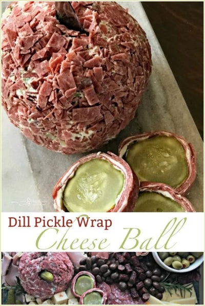 Dill Pickle Wrap Cheese Ball With A Sweet & Spicy Kick | Perfect Holiday Appetizer | Easy To Make | Only 3 Ingredients