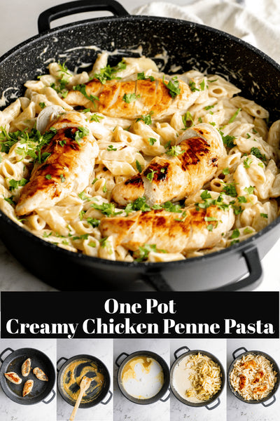 Creamy Chicken Pasta | Comfort Dish | Ready To Serve In 30 Minutes | Rich & Creamy Sauce | Tender Chicken Pieces