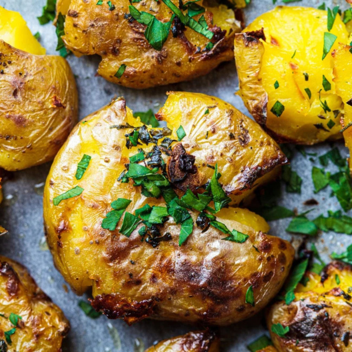 Tallow Ramp Potatoes Crispy Wagyu Tallow Smashed Potatoes: Nebraska Comfort, Elevated ...