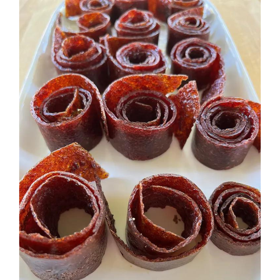 Plum and Honey Fruit Leather | Healthy, Quick Snack | Homemade Fruit Roll Up