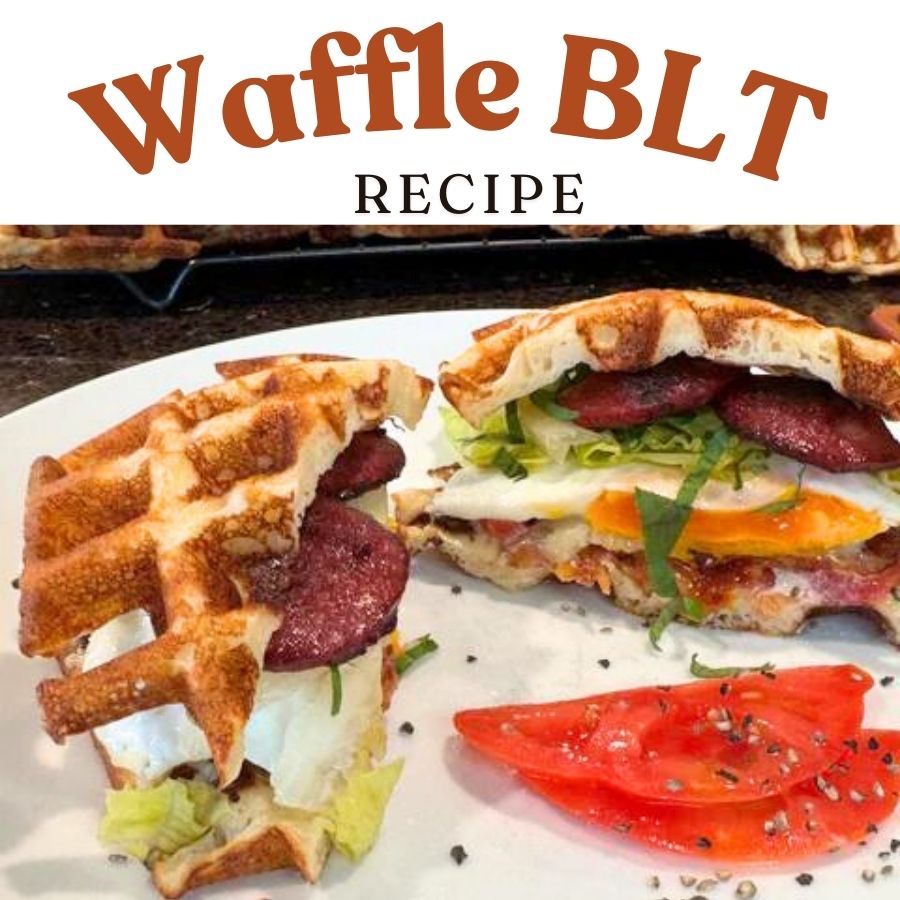 Waffle BLT Sandwiches | Heavenly Waffles | Perfect For A Summer Picnic | The Sandwich Of Summer | Protein-Packed
