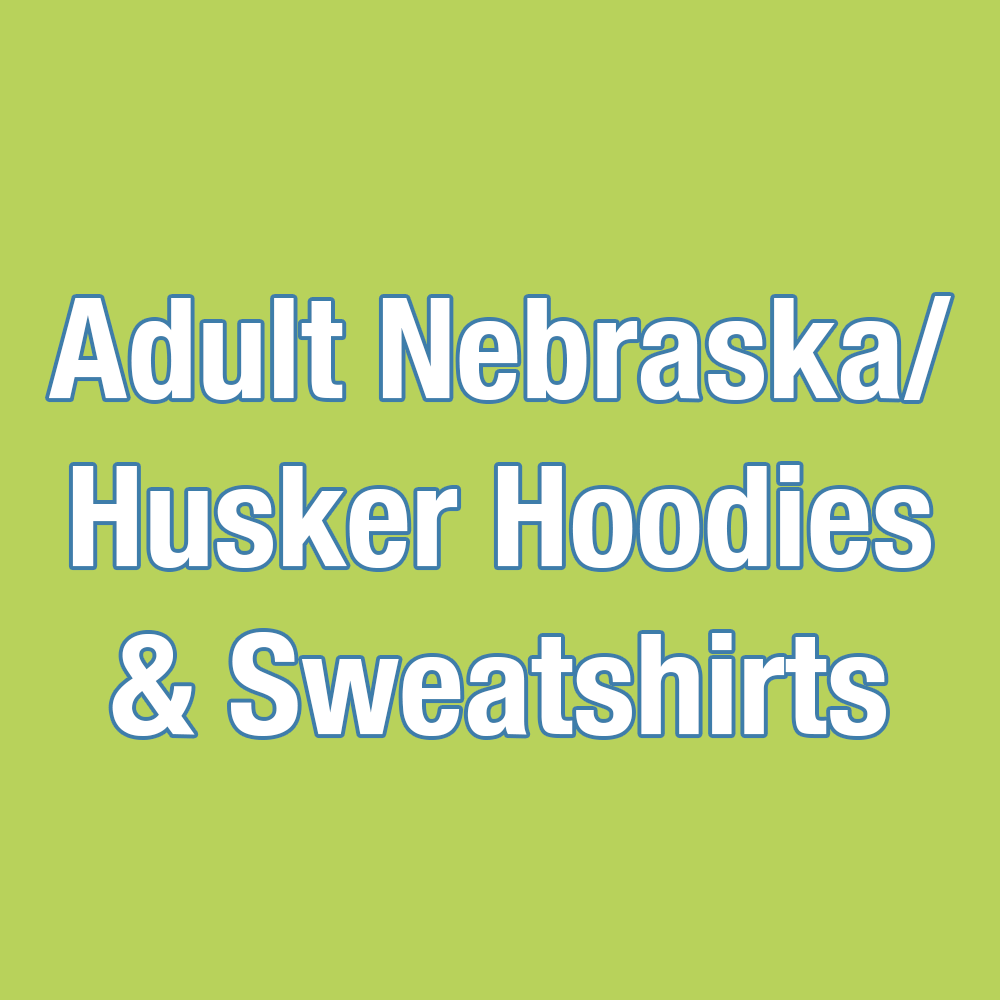 Adult Husker/Nebraska Sweatshirts/Hoodies