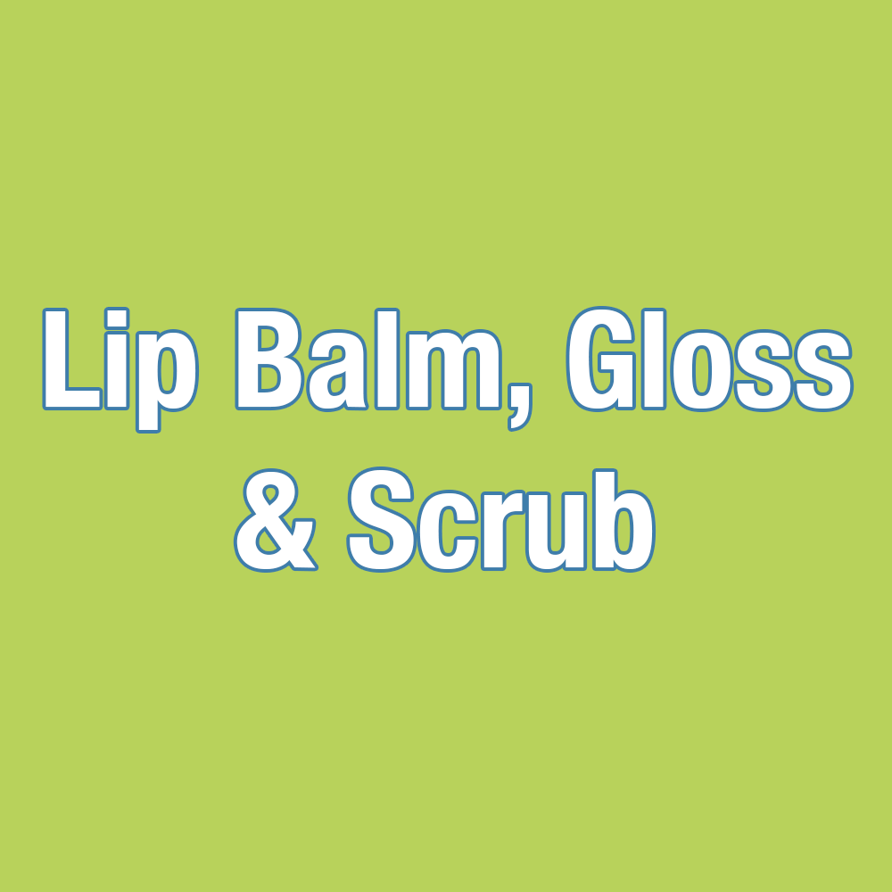Lip Balm, Gloss & Scrub