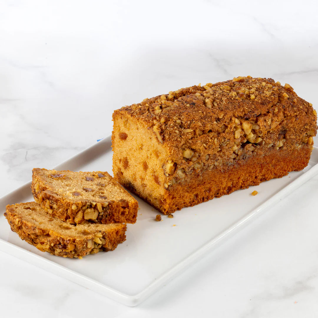 Freshly Made Apple Streusel Coffee Cake | Kosher Certified | Baked Moist Coffee Cake | Fresh Baked Treat | Chopped Apple Sweetness | 1 lb. Box