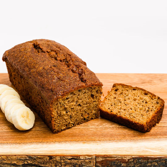 Banana Nut Bread | Savory Fresh Banana Bread with Nuts | Delicious Breakfast Bread | Moist & Spongy | Certified Kosher | Perfect Blend Of Flavorful Nuts & Ripe Bananas