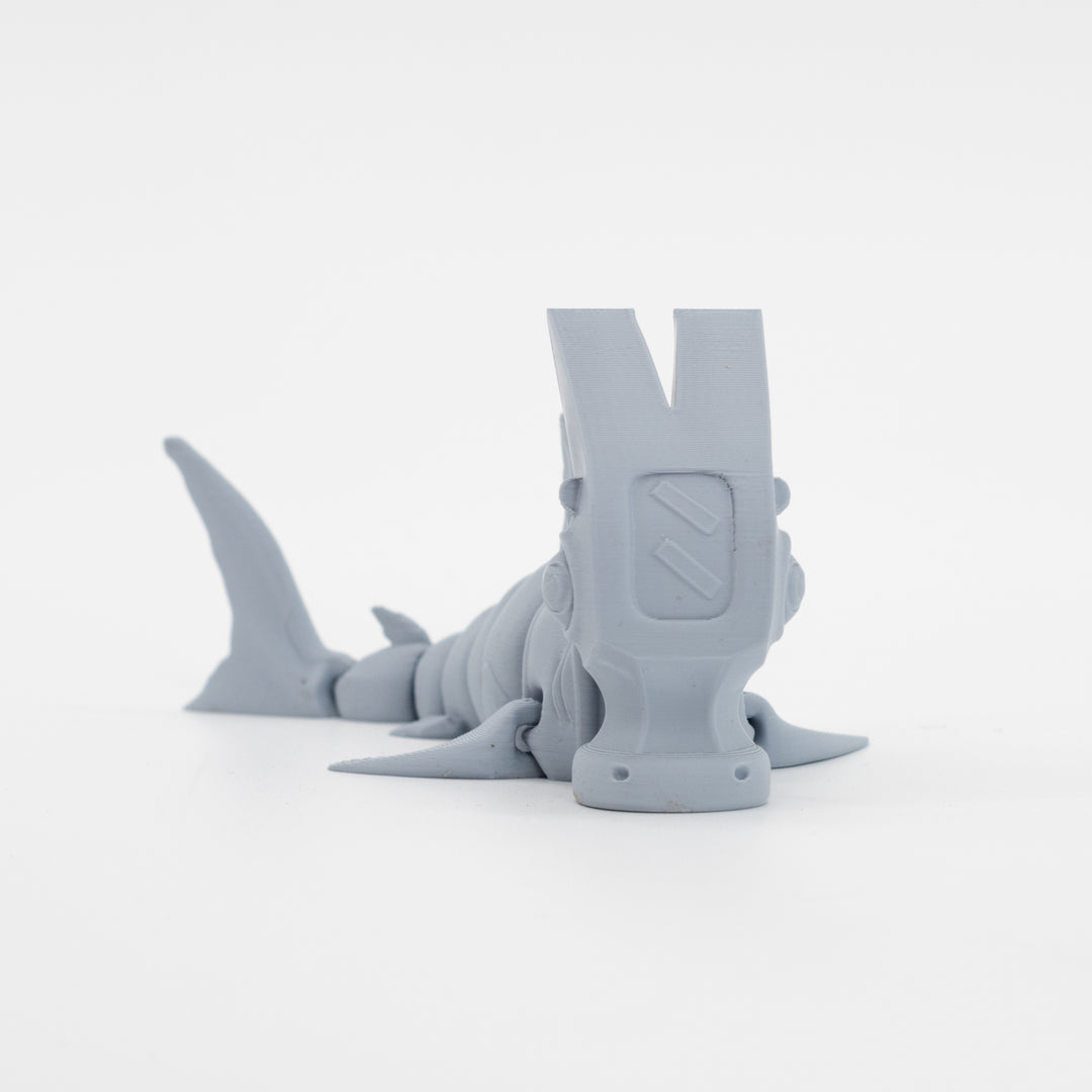 3D Printed Hammerhead Shark | Flexible Body | Great For Anxiety | Slithering Companion | Made in Holdrege, NE | Black Sheep Productions LLC