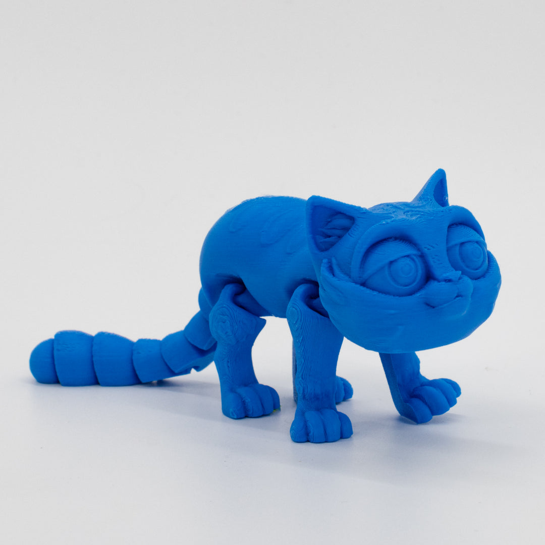 3D Printed Cat | Cute Fidget Kitten with Moveable Legs | Choose Your Color | Made in Holdrege, NE | Black Sheep Productions LLC