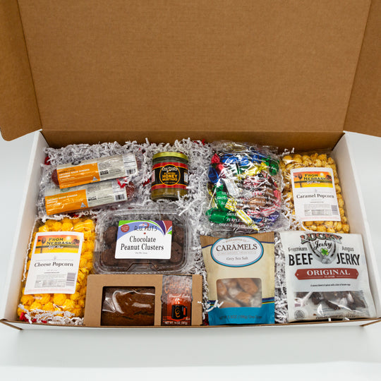 Halftime Treats and Snacks Gift Box | Christmas Gift Box | Gourmet Nebraska Gift Box | Shipping Included