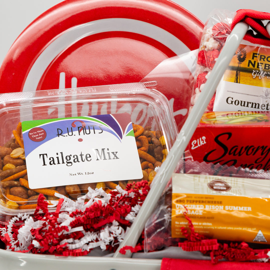 Nebraska Husker Tailgating Gift Basket | Shipping Included