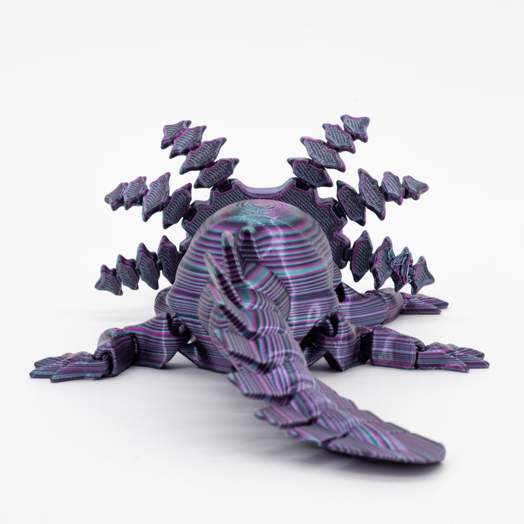 Axolotl Figurine | 3D Printed Toy | Many Color Options | Articulating Reptile Fidget | Made in Holdrege, NE | Black Sheep Productions LLC