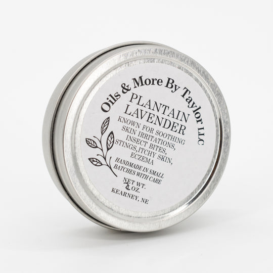 Lavender Plantain Salve | Natural Toxin Extractor | For Bites, Scratches, and Eczema | 2 oz salve