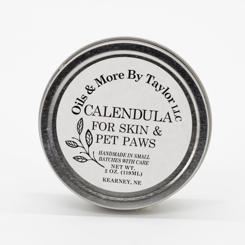 Calendula Salve | Pain Soothing Salve for Any Wound or Rash | Salve for Sunburns | No Scent | A Little Goes A Long Ways | 2 oz container