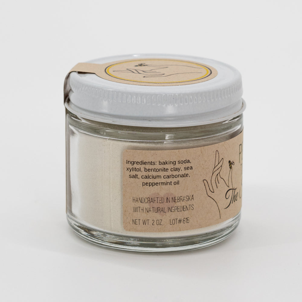 Tooth Powder | 2 oz. | Multiple Flavors | Fluoride Free | Polishes and Remineralizes Teeth | Made in Omaha, NE | The Salvy Lady