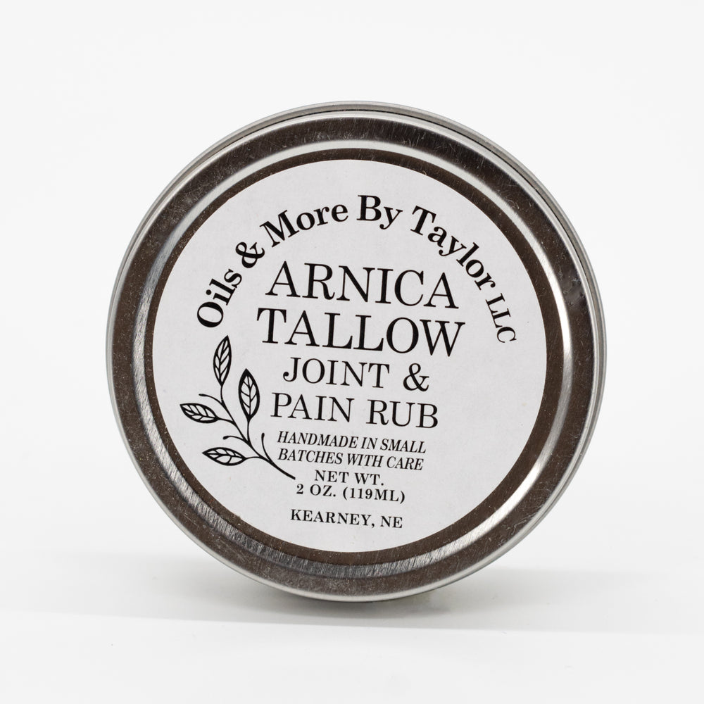 Arnica Tallow & Joint Muscle Rub | Soothing Pain Relief | Rub for Muscle Soreness and Muscle Relief | Multiple Sizes