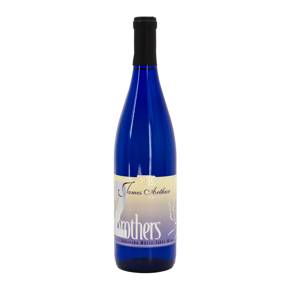 Nebraska White Table Wine | 2 Brothers | Semi-Sweet White | James Arthur Vineyard