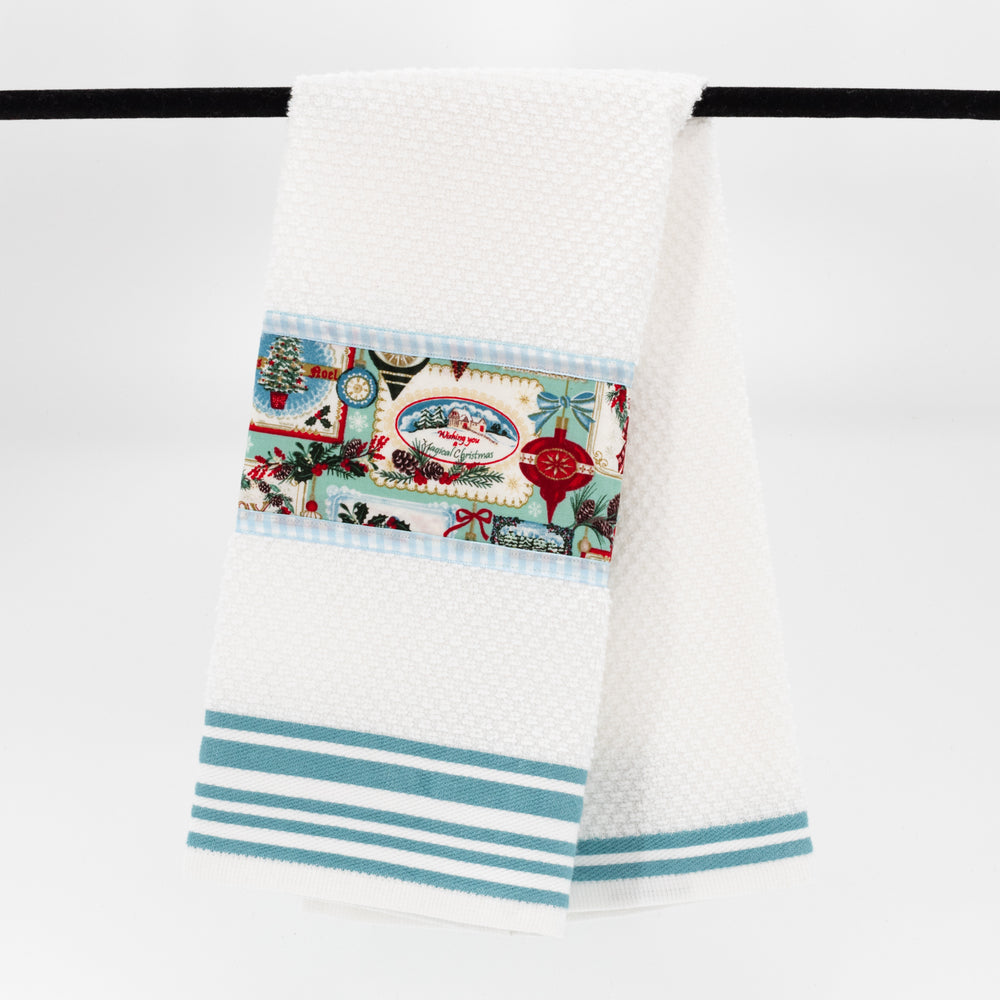 Christmas Tea Towels | Pick Your Color | Handmade | Made in Kearney, NE | Lori's Specialty Design