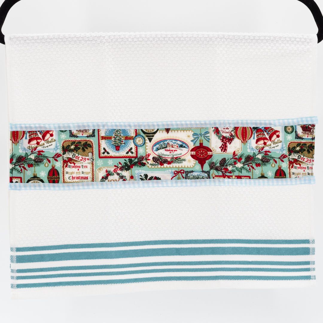 Christmas Tea Towels | Pick Your Color | Handmade | Made in Kearney, NE | Lori's Specialty Design