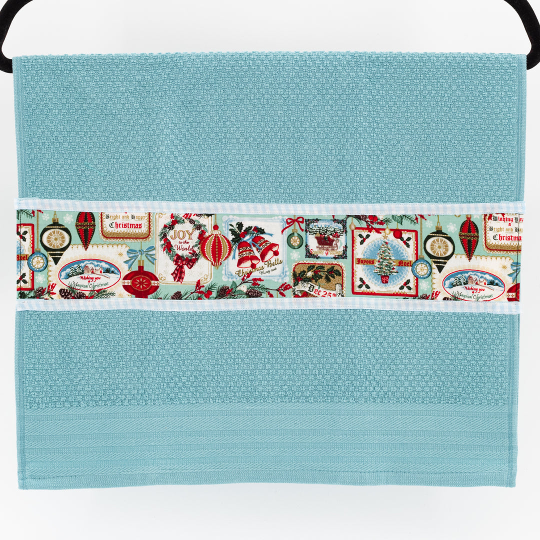 Christmas Tea Towels | Pick Your Color | Handmade | Made in Kearney, NE | Lori's Specialty Design