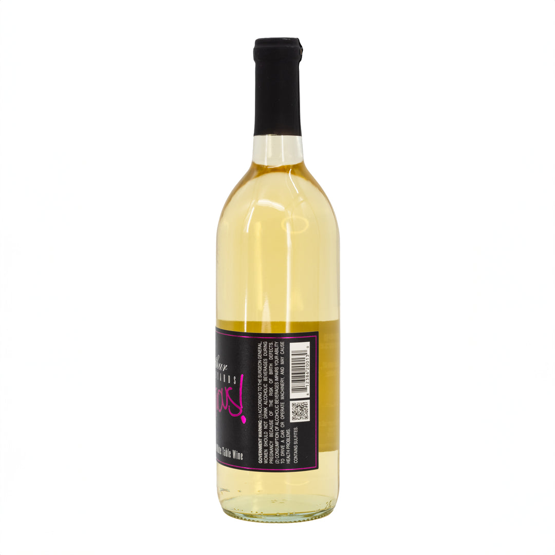 Nebraska White Table Wine | Voluptuous | Celebrating The Fighters & Survivors of Cancer | Semi-Sweet | James Arthur Vineyard