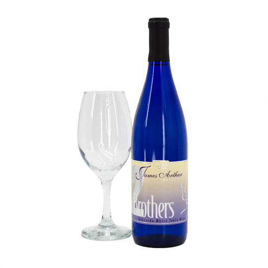 Nebraska White Table Wine | 2 Brothers | Semi-Sweet White | James Arthur Vineyard