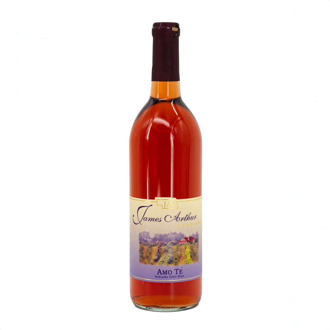 Nebraska Table Wine | Amo Te' | Semi-Sweet Wine | Sweet, Spiced Apple | James Arthur Vineyard