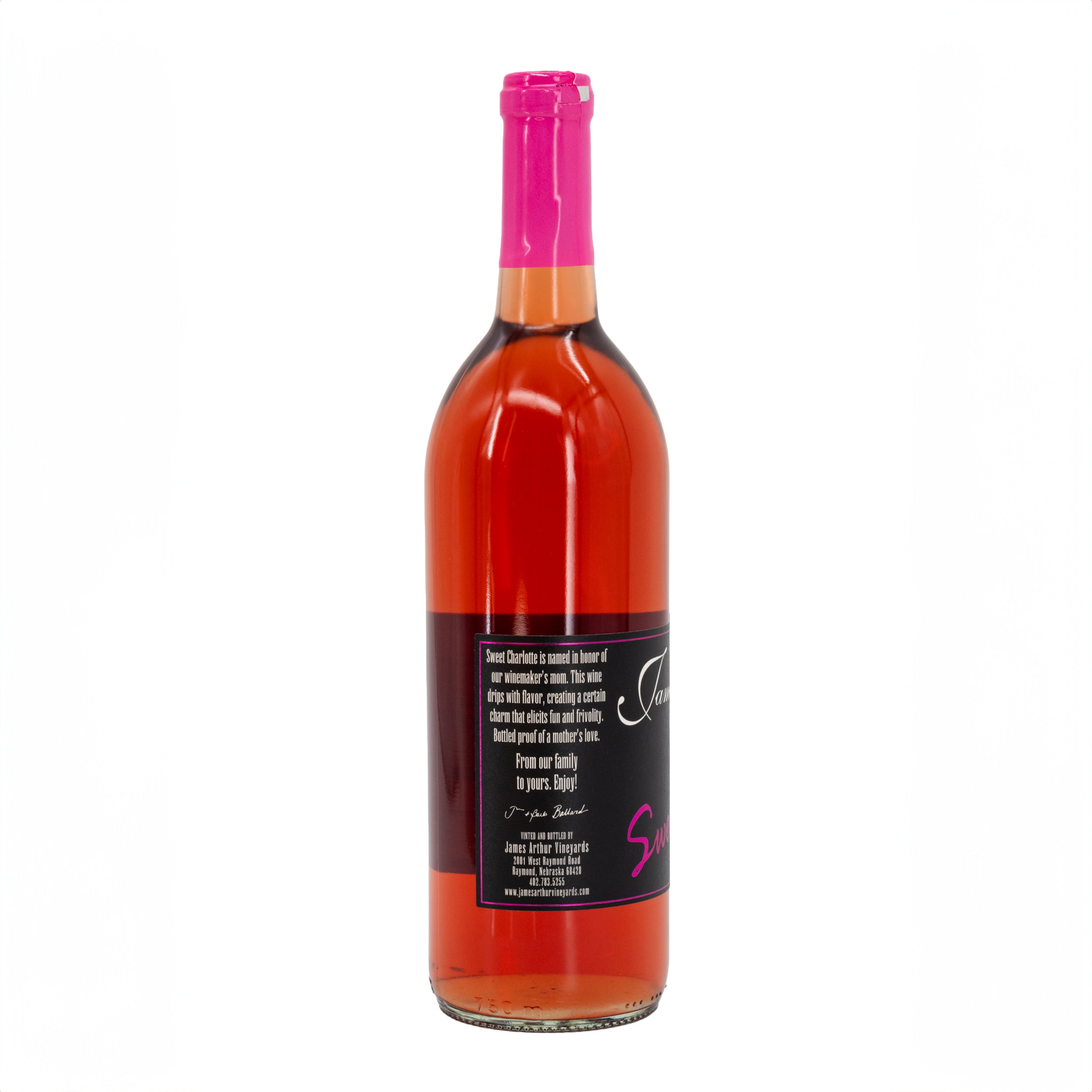 Sweet Charlotte Award Winning Red Table Wine | James Arthur