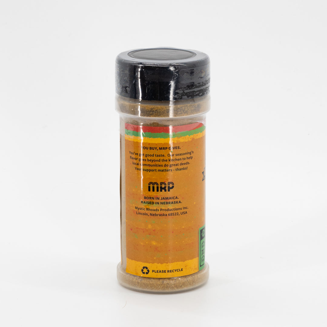 Curry-Jerk Seasoning | 3.2 oz. | Pete's Powder | Nebraska Seasoning | Made in Lincoln, NE | Mystic Rhoads Productions