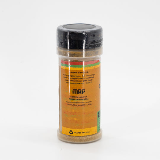 Curry-Jerk Seasoning | 3.2 oz. | Pete's Powder | Nebraska Seasoning | Made in Lincoln, NE | Mystic Rhoads Productions