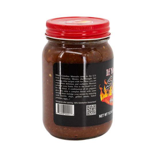 Fire In The Hole Salsa | 15.5 oz. | Spicy | Authentic | Made in Lincoln, NE | If You Dare Foods