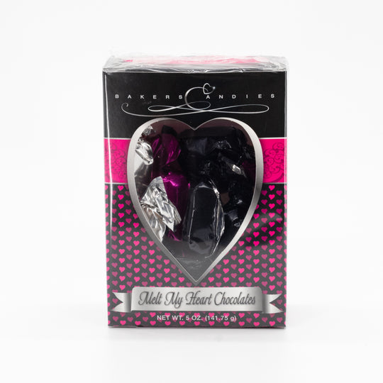 Valentine's Day Meltaways Chocolates | 5 oz. Box | Baker's Candies | World's Most Superlative Chocolate