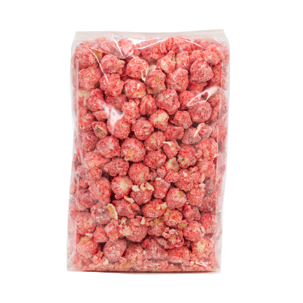 Strawberry Shortcake Popcorn | 8 oz. | Creamy Strawberry Flavor | Dusted In Shortcake | Made in Gibbon, NE | HR Poppin' Snacks