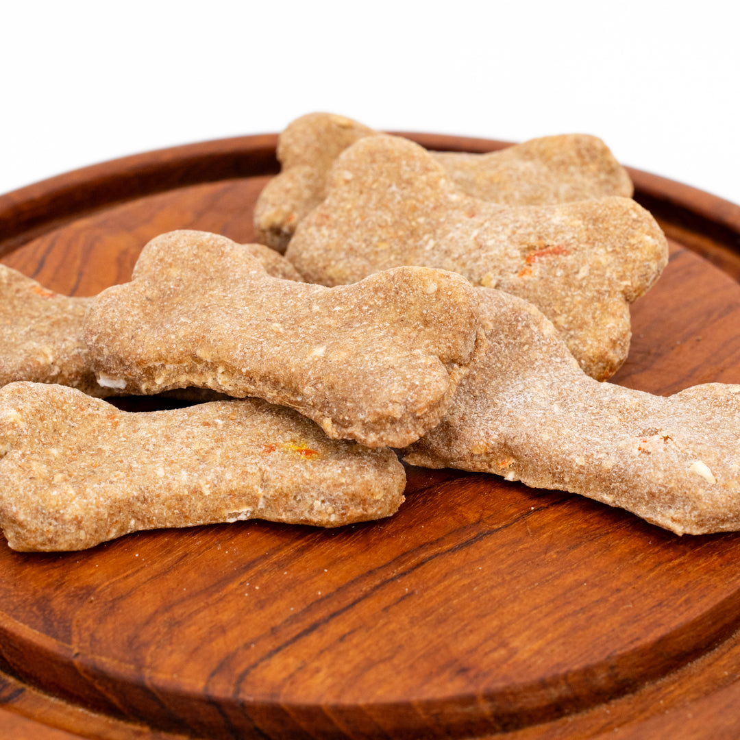 Carrot and Oats Dog Biscuits