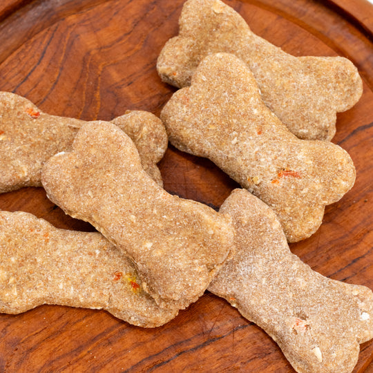 Carrot and Oats Dog Biscuits