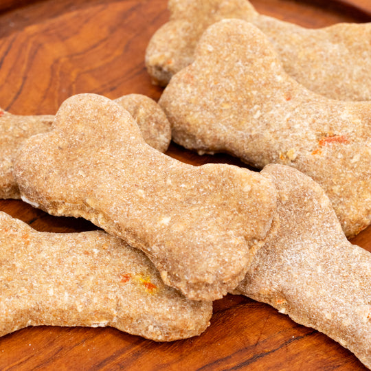 Carrot and Oats Dog Biscuits