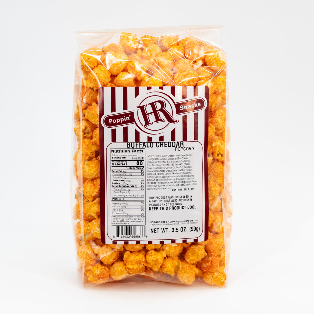 Buffalo Cheddar Popcorn