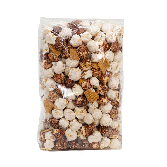 S'more Popcorn | 8 oz. | Campfire Treat | S'mores Popcorn Mix | Summer Classic | Made in Gibbon, NE | HR Poppin' Snacks