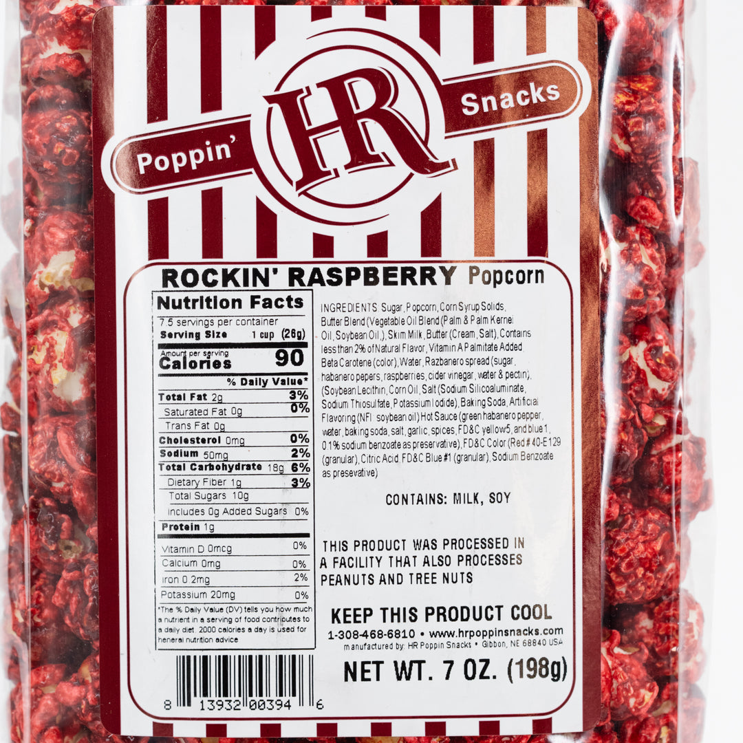 Rockin' Raspberry Popcorn