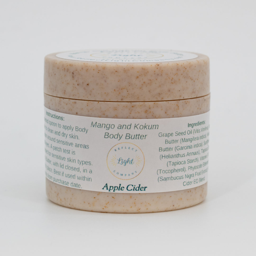 Body Butter | Mango and Kokum Body Butter | Versatile Skincare Solution | Reflect Light Company | Made in Hastings, NE