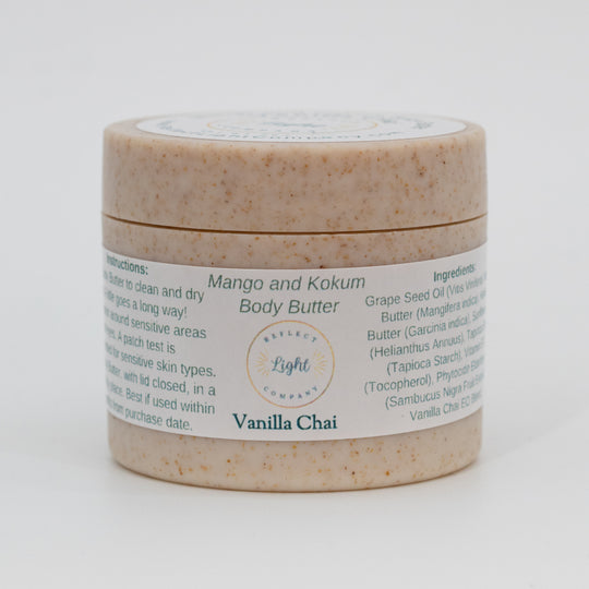 Body Butter | Mango and Kokum Body Butter | Versatile Skincare Solution | Reflect Light Company | Made in Hastings, NE