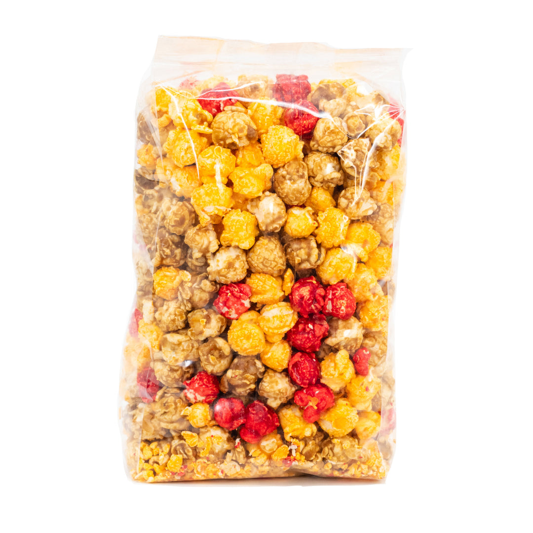 Cheesy Caramel Cinnamix Popcorn | 5.5 oz. | Sweet & Salty Popcorn | Cheese, Caramel & Cinnamon Blend | Made in Gibbon, NE | HR Poppin' Snacks