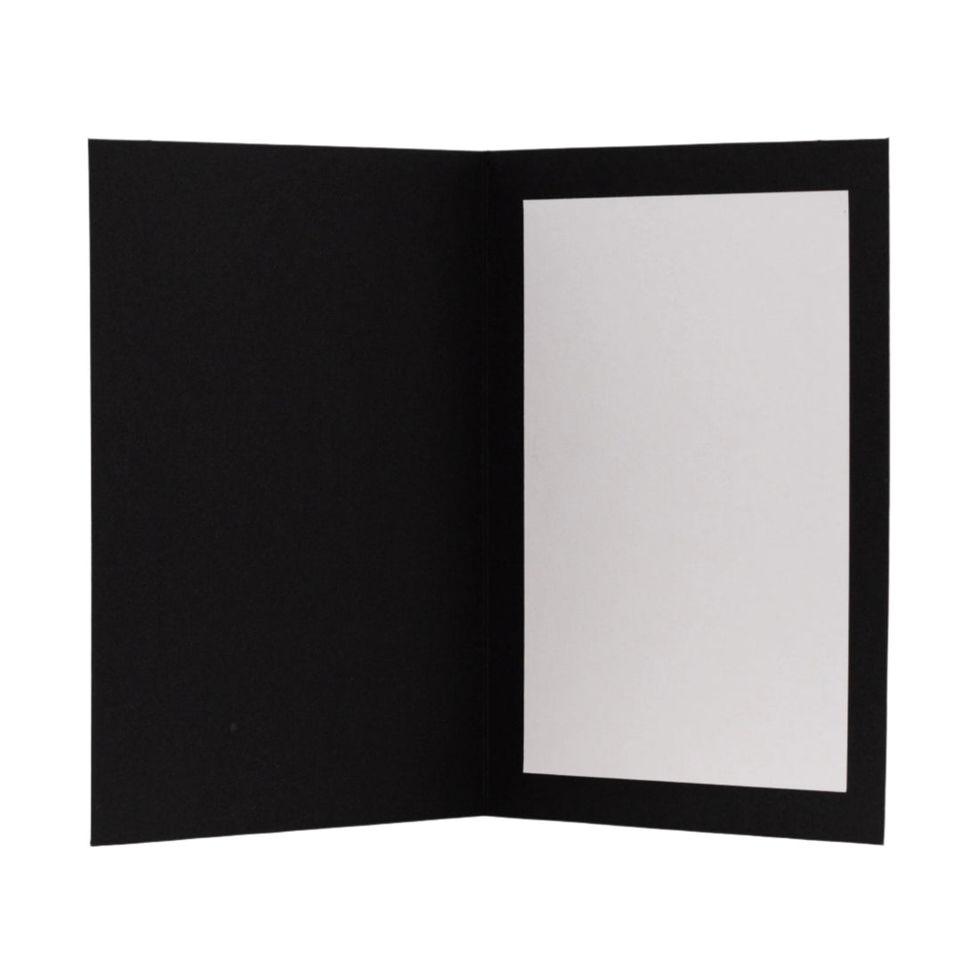 Black Greeting Card | Blank | Beautiful Photograph Cover | KJ Made | Made in Gibbon, NE